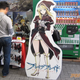 Illustration for article titled Real Cosplaying Girl Versus Cardboard Cutout